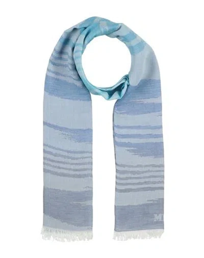 Missoni Man Scarf Sky Blue Size - Cotton In Multi