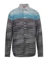 Missoni Man Shirt Azure Size Xl Cotton