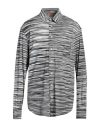 Missoni Man Shirt Black Size Xxl Cotton In Black
