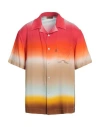 Missoni Man Shirt Red Size L Viscose In Red