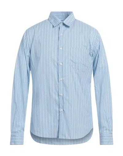 Missoni Man Shirt Sky Blue Size L Cotton