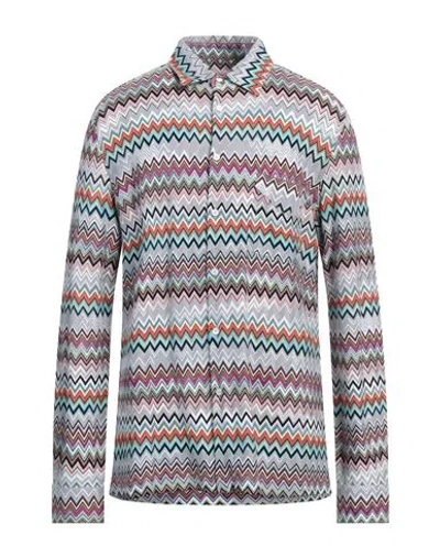 Missoni Man Shirt White Size 42 Cotton, Viscose