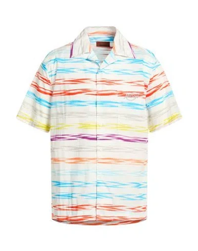 Missoni Man Shirt White Size M Cotton