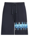 Missoni Zig-zag Print Drawstring Shorts In Navy