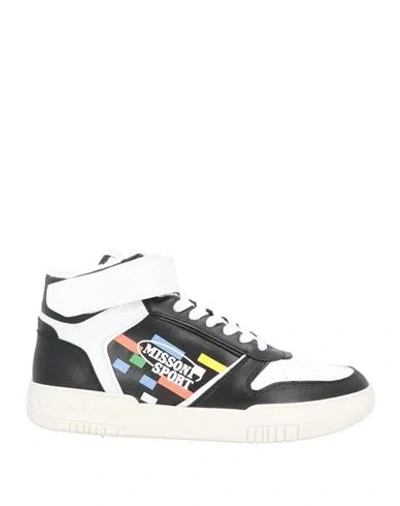 Missoni Man Sneakers White Size 4 Textile Fibers