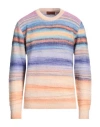 Missoni Man Sweater Apricot Size 40 Wool, Polyamide, Alpaca Wool, Mohair Wool In Orange