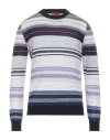 Missoni Man Sweater Navy Size 42 Wool In Blue
