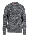 Missoni Man Sweater Navy Size 46 Cashmere In Gray