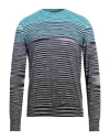 Missoni Man Sweater Purple Size 44 Cotton In Gray