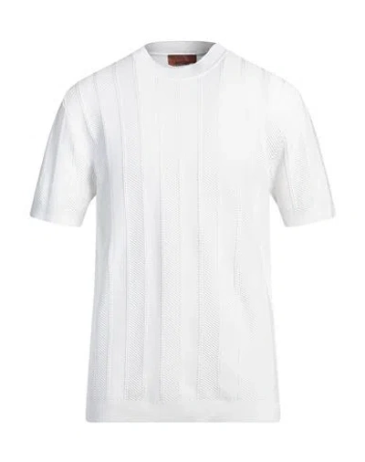 Missoni Man Sweater White Size 42 Cotton