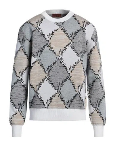 Missoni Man Sweater White Size 42 Cotton