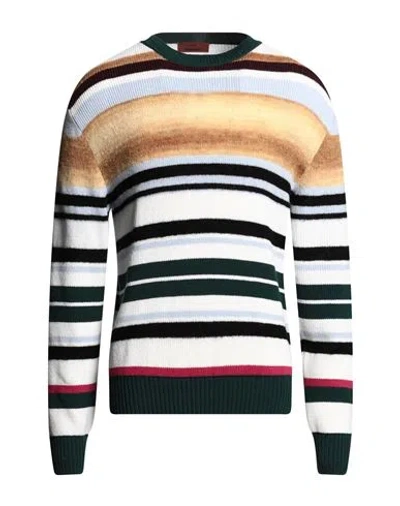 Missoni Stripe-pattern Wool Blend Jumper In Bk026osm8ym