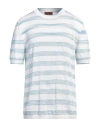 Missoni Man Sweater White Size 46 Cotton, Viscose In Blue