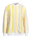 Missoni Man Sweater Yellow Size 42 Cotton, Viscose, Polyamide