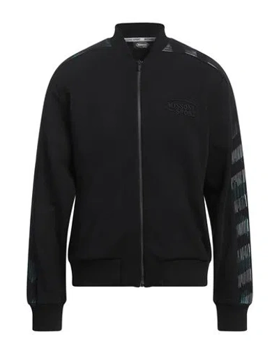 Missoni Man Sweatshirt Black Size L Cotton, Polypropylene
