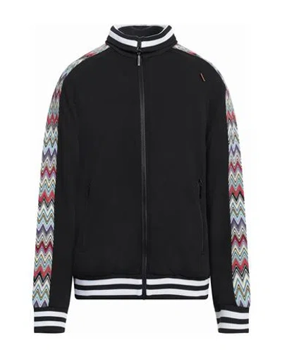 Missoni Man Sweatshirt Black Size Xl Cotton
