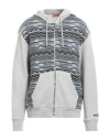 Missoni Man Sweatshirt Grey Size M Cotton, Wool In Grey