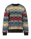Missoni Man Sweatshirt Grey Size L Polyester, Wool In Grey