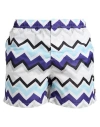 Missoni Man Swim Trunks White Size Xxl Polyester, Polyamide In White
