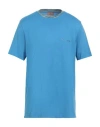 Missoni Man T-shirt Azure Size Xxl Cotton In Blue