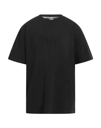 MISSONI MISSONI MAN T-SHIRT BLACK SIZE XL COTTON
