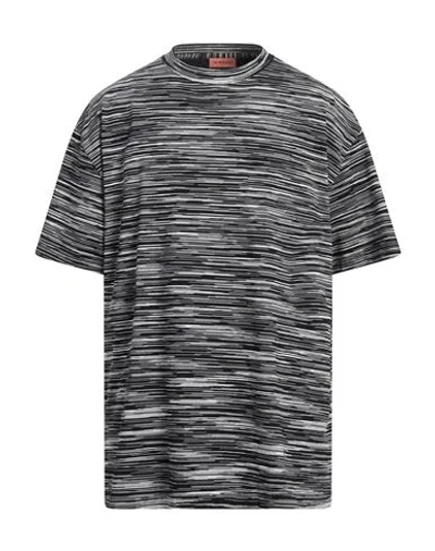 MISSONI MISSONI MAN T-SHIRT BLACK SIZE L COTTON
