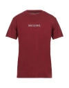 Missoni Man T-shirt Burgundy Size 3xl Cotton In Red
