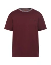 Missoni Man T-shirt Burgundy Size M Cotton In Red