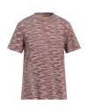 Missoni Man T-shirt Chocolate Brown Size L Cotton