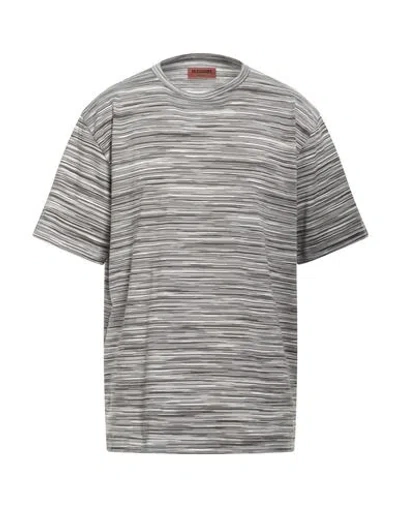 Missoni Man T-shirt Lead Size Xxl Cotton In Gray