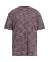 Missoni Man T-shirt Fuchsia Size Xxl Cotton In Pink