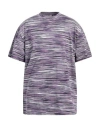 Missoni Man T-shirt Purple Size Xxl Cotton