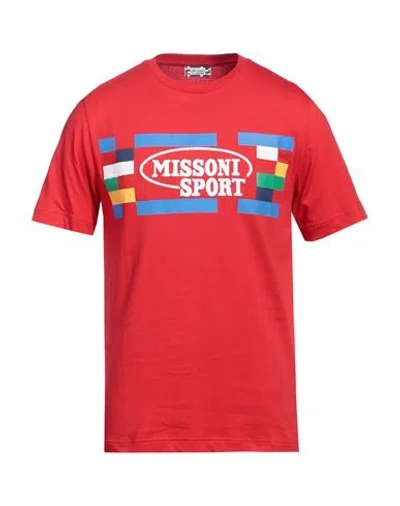 Missoni Man T-shirt Red Size Xxl Cotton