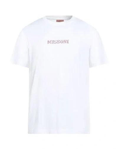 Missoni Man T-shirt White Size Xl Cotton