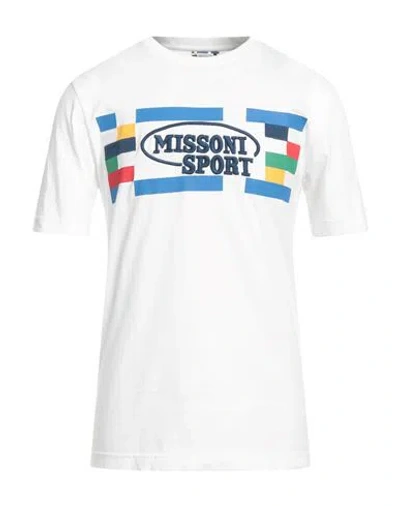 Missoni Man T-shirt White Size Xl Cotton