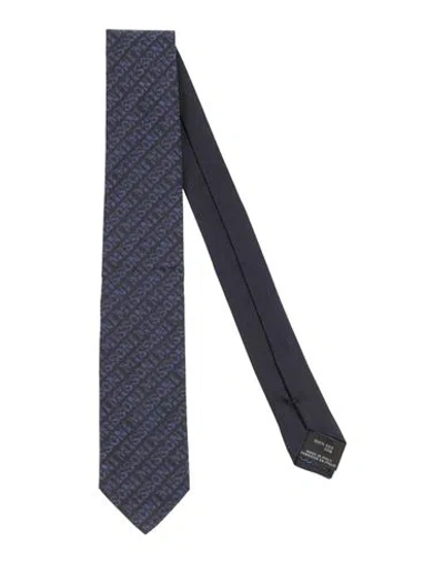 Missoni Man Ties & Bow Ties Midnight Blue Size - Silk In Black