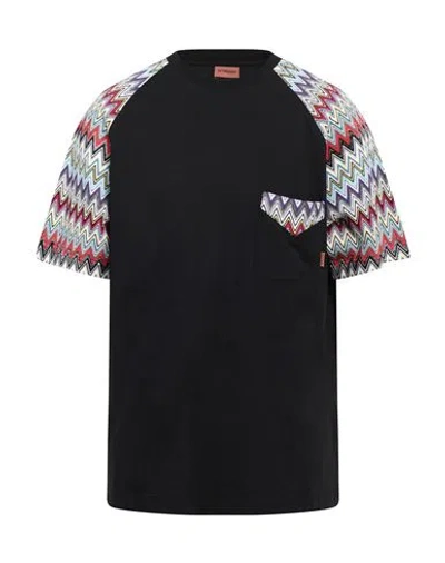 Missoni Man T-shirt Black Size Xs Cotton