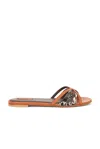 Missoni Mara Raschel Sandal In Brown