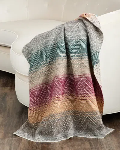 Missoni Marea Wool/cashmere Throw, 51" X 75" In Multi
