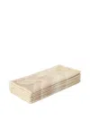 Missoni Marea Set Of Six Pure Cotton Face Towels In Brown
