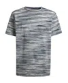 Missoni Man T-shirt Midnight Blue Size Xxl Cotton In Gray