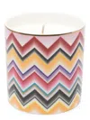 Missoni Zig Zag Fine Porcelain Candle Holder In Red