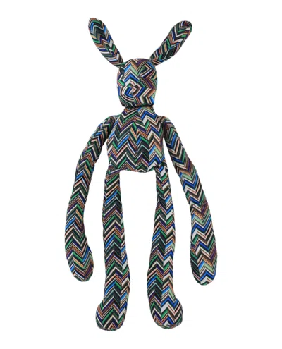 Missoni Martinique Medium Rabbit Puppet In Blue