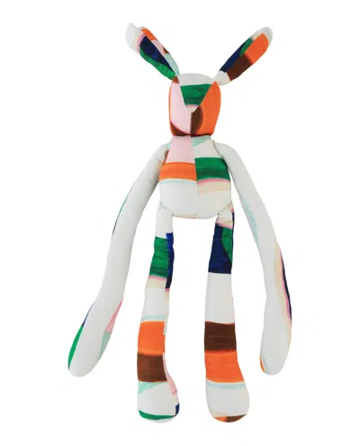 Missoni Martinique Print Little Rabbit Puppet In Multi