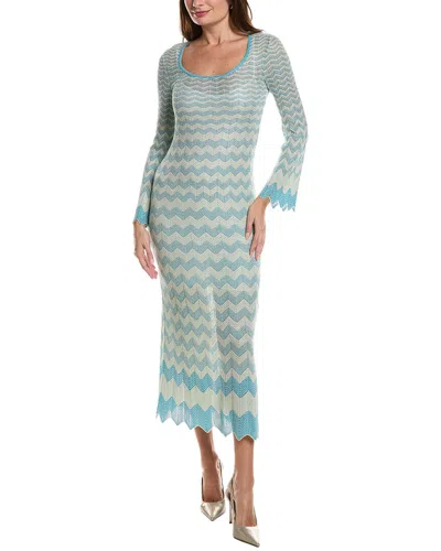 Missoni Maxi Dress In Blue