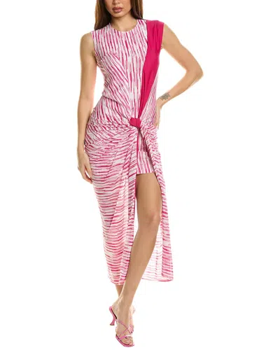 Missoni Maxi Dress In Pink