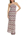 Missoni Maxi Dress In Pink