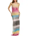 Missoni Maxi Dress In Pink
