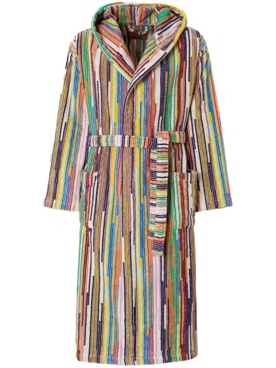 MISSONI MELODY STRIPED BATHROBE