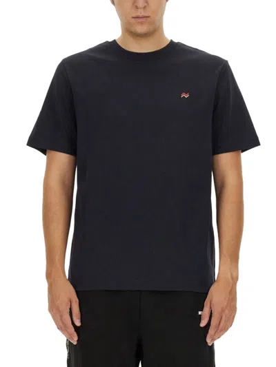 Missoni Men Cotton T-shirt In Blue